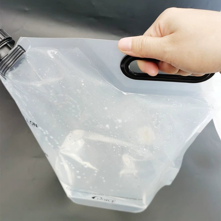 PET/PE Drinking Water Stand-Up Pouch | Folded Gusset Liquid Packaging Bag
