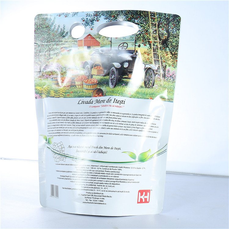 One-Way Valve Juice Pouch | PET+AL+PE Pure Foil BIB Packaging