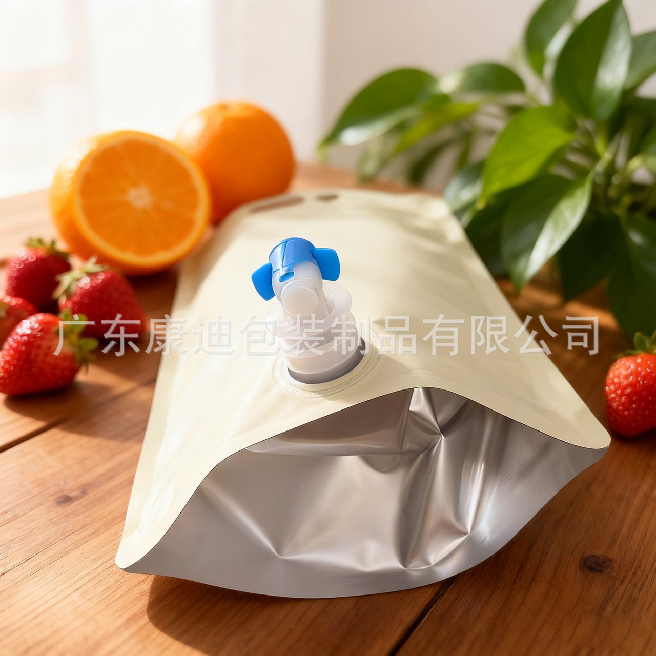 沙棘汁阀门袋|PET+AL+PE 纯铝箔复合盒中袋