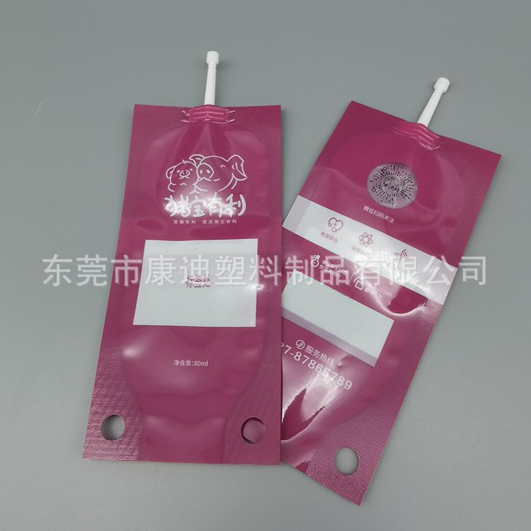 3kg Soy Milk Stand-Up Pouch with Side Nozzle for Large-Volume Liquid Foods