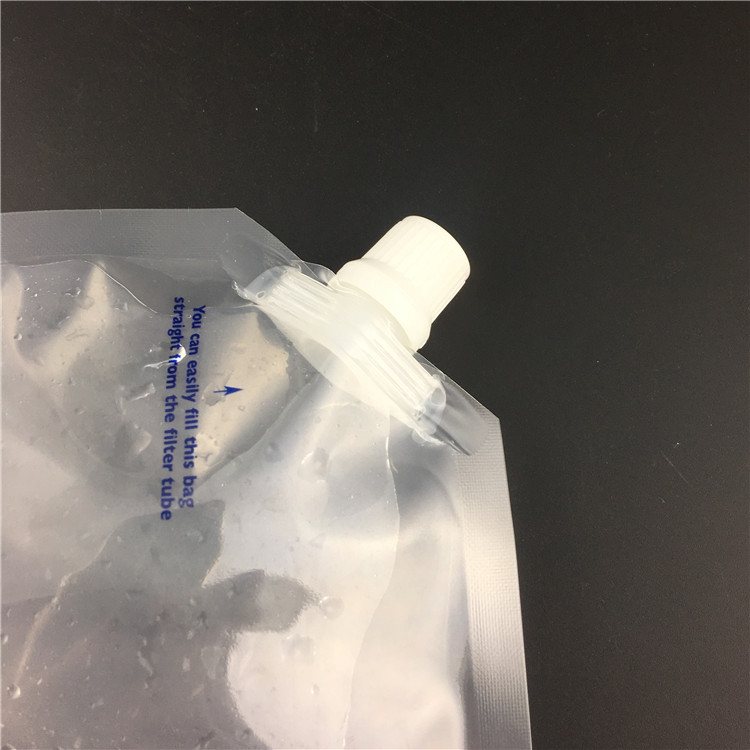 250g Soy Milk Spout Pouch with Eight-Side-Seal Flat Base