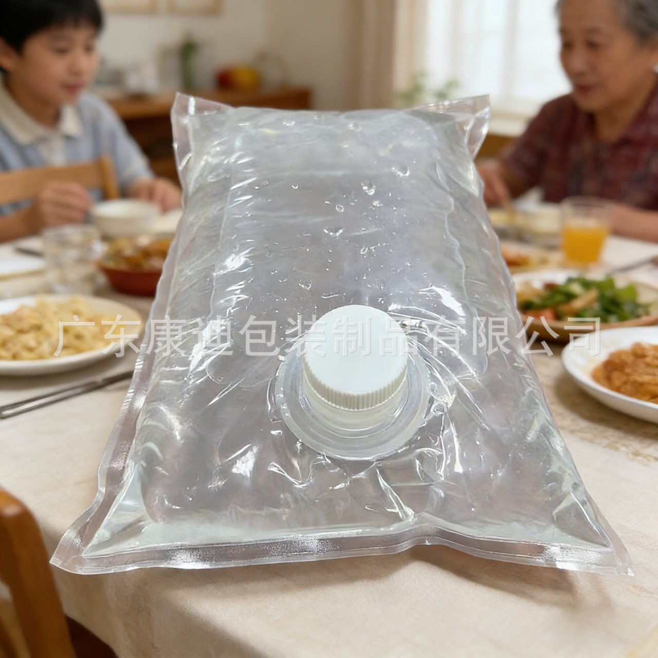 Custom 10L Valve Liquid Pouch with Carry Handle for Outdoor Water Storage & Emergency Dispensing