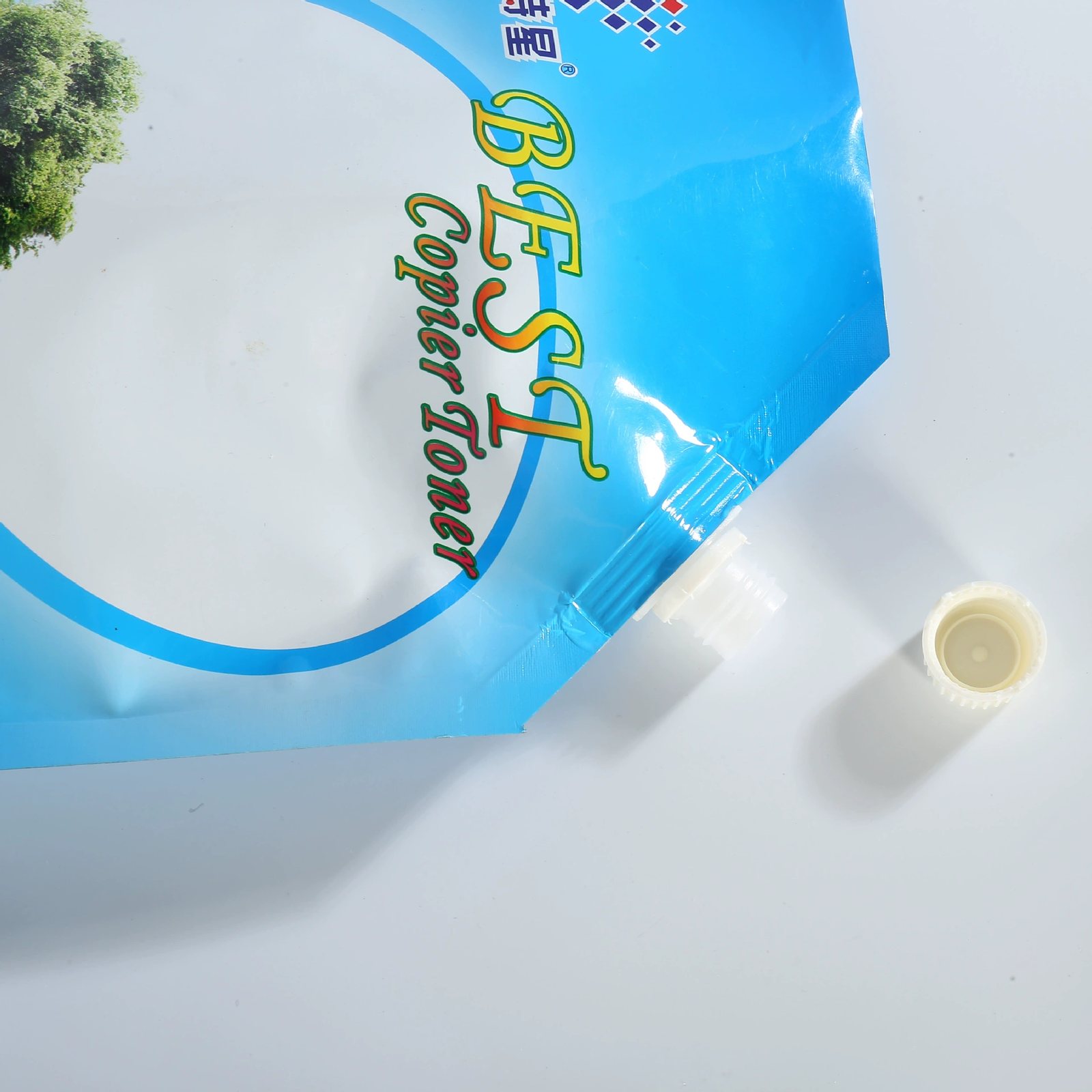 380ml 富氢水吸嘴袋|PET+AL+PE 纯铝箔高阻隔自立袋