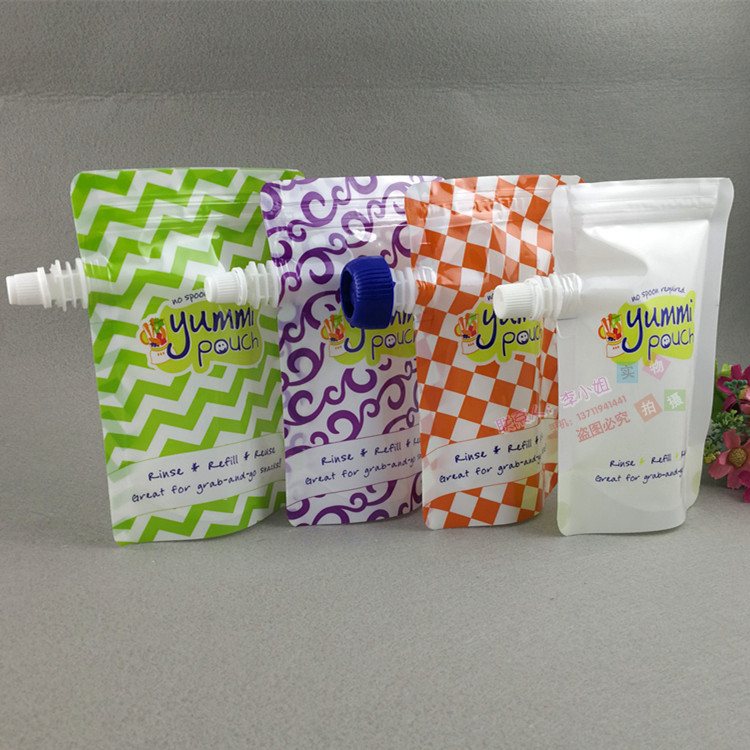 Dual-Outlet Carry-Handle Drinking Water Pouch