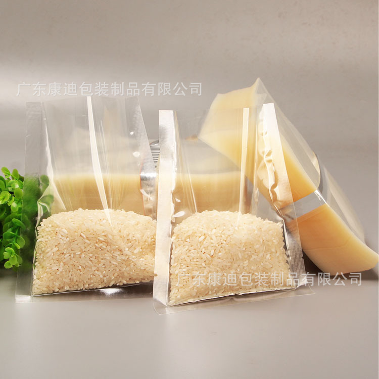 Zipper Pouches For Bread Pancake Packaging, Clear Custom Three-Side Seal