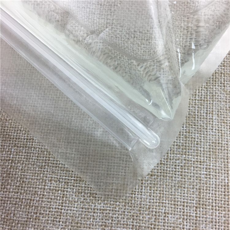 Clear Zipper Pouches, Three-Side Seal, Food-Grade Custom Printing