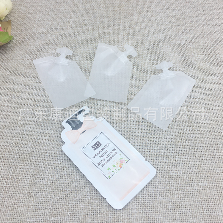 Custom Shaped Foil Pouches for 15g Shower Essence & 20ml Massage Samples