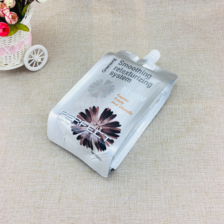 Custom Foil & Metallised Spout Pouches for Hair Dye Cream